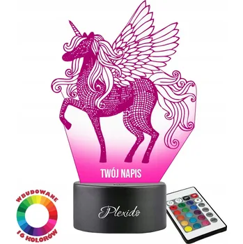 Lampička Plexido vícebarevná Noční lampa