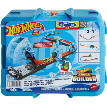 autíčko Hot Wheels Track Builder Vzdušný sjezd