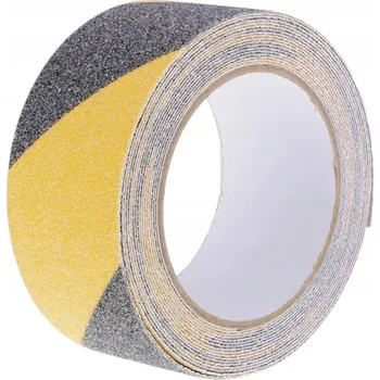 Lepicí páska PROTISKLUZOVÁ PÁSKA ŽLUTO-ČERNÁ 50MM X 5M