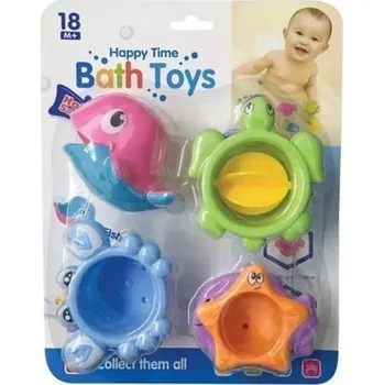 Hračka do vody delfín + 3 mořské formičky