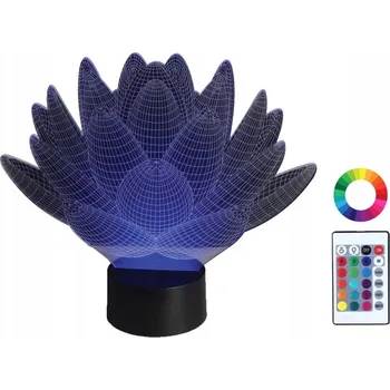 Lampička Noční lampa Plexido vícebarevná