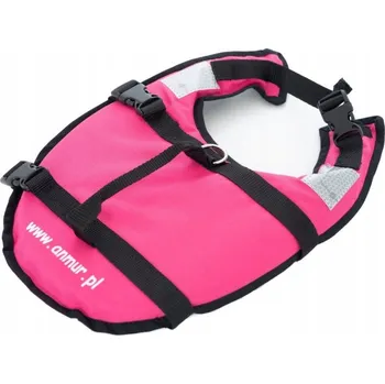 Obleček pro psa Záchranná/plovací vesta pro psa, velikost S, růžová