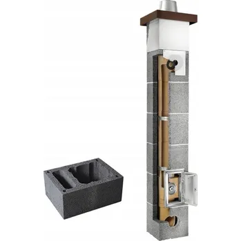 Komín Komínový systém Osmose Turbo fi 160 10m pro plyn KW