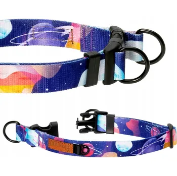 Obojek pro psa SILNÝ OBOJEK s dvojitým zapínáním pro malého psa teriéra S 15 mm Ukory COSMOS