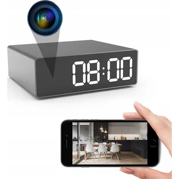 IP kamera Mini kamera v budíku s WIFI FULL-HD a nočním IR režimem MK202