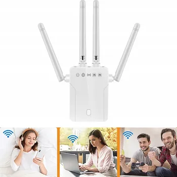 IP kamera 300 Mb/s WIFI ZESILOVAČ / REPEATER Univerzální ZESILOVAČ SIGNÁLU s VELKÝM DOSAHEM 2.4G