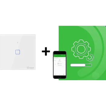 IP kamera Jednookruhový dotykový vypínač světla Sonoff TX WiFi