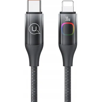 Datový kabel Kabel USB-C na Apple Lightning P4Y, 1,2 m, černý