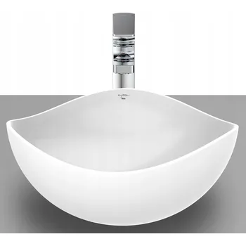 Umyvadlo ROCA OHTAKE Umyvadlo na desku 37,5x37,5x17,5 cm bílé lesklé A327A15000