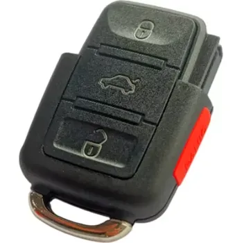 Autoklíč Obal VW 4tl. hranatý 3+1tl. panikové tlačítko / tlačítko pro posuvné dveře