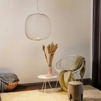 Foscarini Spokes 2 LED závěsné světlo stmívač bílá - Ø stříšky 21 cm 1 x 30 W LED - Doprava zdarma