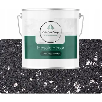 Omítka Mozaiková omítka Colour Craft Coatings M52 Černá se stříbrnou slídou 7 kg