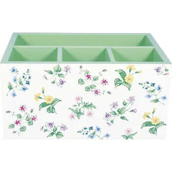 Příbor Dřevěný stojánek na příbory Karolina White