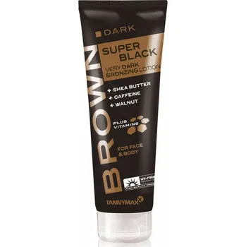 Přípravek do solárií Tannymaxx Brown Dark Super Black Very Dark Bronzing Lotion 250 ml