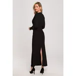 Makover Večerní šaty K143 Černá Regular Fit L