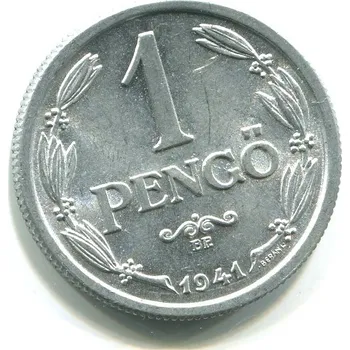 Sběratelství MAĎARSKO. 1 pengö 1941. KM-521