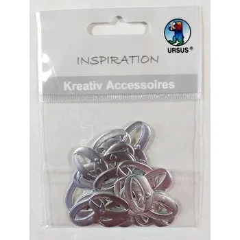 Set školních potřeb Obrączki tłoczone 20szt srebrne