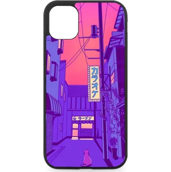 Náhradní kryt pro mobilní telefon Kryt na mobil Huawei JAPANESE STREET WITH A CAT Huawei: Nova 5T