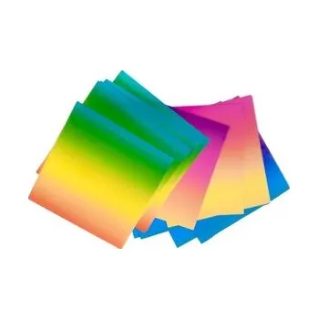 Set školních potřeb Origami tęczowe 100g 10x10cm 50 ark