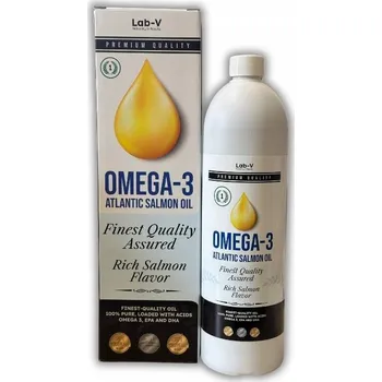 LAB-V Omega-3 Lososový olej pro psy a kočky 1l