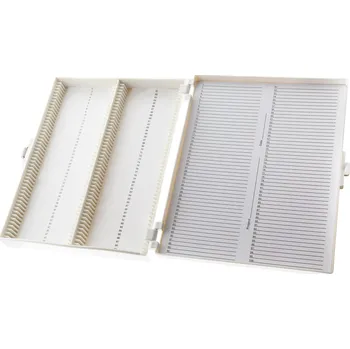 Elektrický zubní kartáček Pouzdro, kazeta, krabička ABS na 100 mikroskopických sklíček, základní, pevné