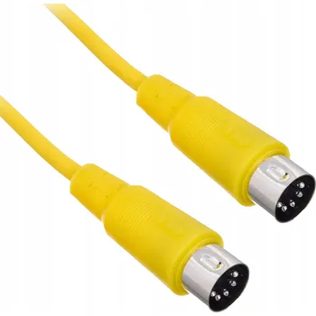 Audio kabel Kabel DIN - DIN The Sssnake SK366-03-YEL MIDI kabel, 0,3 m