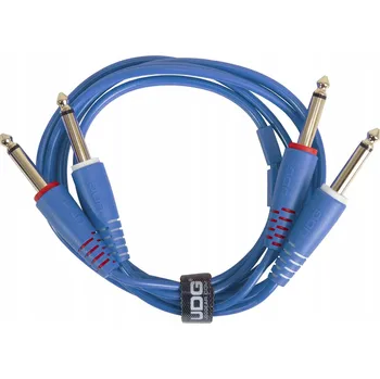 Audio kabel Kabel jack 6,3 mm - jack 6,3 mm UDG Ultimate Audio Cable Set Jack Jack Modrý Přímý 1,5 m