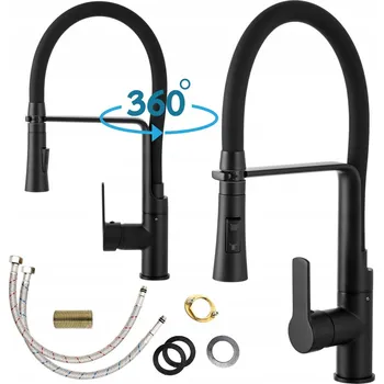 Vodovodní baterie Stojánková kuchyňská baterie Gamma Vegas černá