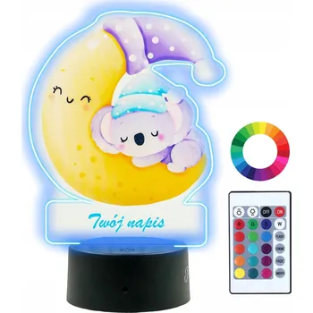 Lampička Noční lampa Plexido vícebarevná