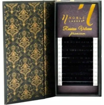 Umělé řasy Řasy Noble Lashes Russian Volume Premium D 0,05 mix černé