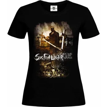 Pánské tričko Tričko Six Feet Under | A decade in the grave Druh: Dámské, Barva: Černá, Velikost: XS