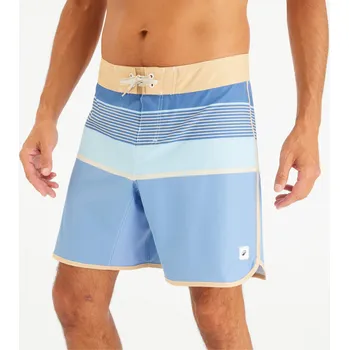 Pánské plavky DECATHLON Pánské surfařské kraťasy 500 Long 18" Marin M MODRÁ