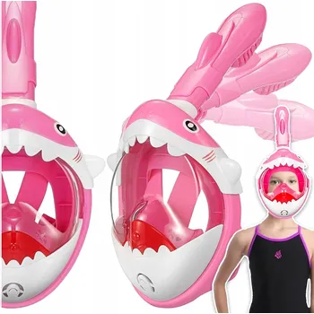 Potápěčská maska POTÁPĚČSKÉ BRÝLE DO NURKOWANIA DLA DZIECI CELOOBRAZOVÁ POTÁPĚČSKÉ BRÝLE NA ŠNORCHLOVÁNÍ A PLAVÁNÍ ŽRALOK