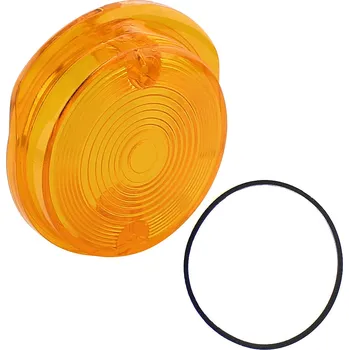 Kryt blinkru přední Simson - oranžový - s těsněním