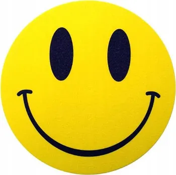 Příslušenství pro čtečku elektronické knihy Podložka pro gramofon Slipmat Factory Smiley plst