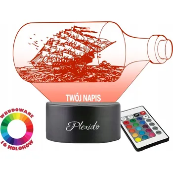 Lampička Plexido vícebarevná Noční lampa