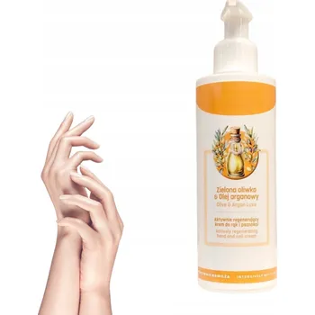 Péče o ruce REGENERAČNÍ KRÉM NA RUCE A NEHTY ZELENÁ OLIVA A ARGANOVÝ OLEJ 200 ml