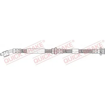 Brzdový systém Brzdová hadice QUICK BRAKE 58.979 QB