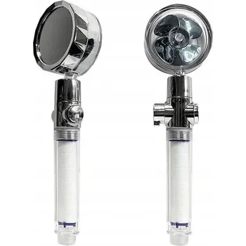 Sprchová hlavice SPRCHOVÁ HLAVICE S TURBÍNOVÝM VENTILÁTOREM 360°