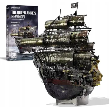 3D puzzle Piececool Puzzle Kovové 3D - Pomsta Královny Anny