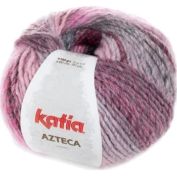 Příze Katia Azteca 7832 Lilac/Grey Pletací příze