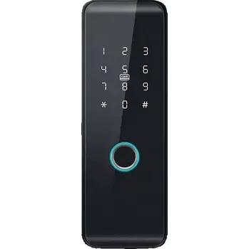 Biometrická klávesnice Smart TTLock K4F černá se čtečkou čipů a otisků prstů, pro přístupový systém