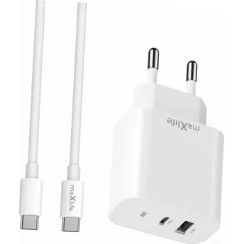 Rychlá síťová nabíječka 30W s USB-C kabelem, 2 vstupy pro Realme 12 5G