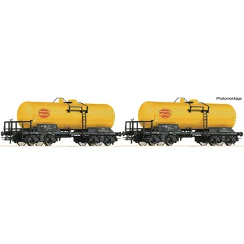 Modelářství ROCO 6600199 H0 2ks Cisternový vůz ZZh "MINOL", DR, Ep.IV RO6600199