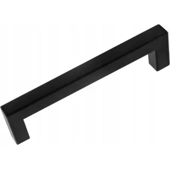 Nábytkové kování Nábytková úchytka černá ocel úchytky NA NÁBYTEK ÚCHYTKA NA SKŘÍŇKU 128mm