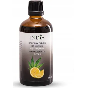 Masážní přípravek India, Citrusový masážní olej, 500 ml