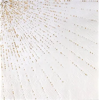 Papírový ubrousek PAPÍROVÉ UBROUSKY RAYS BÍLÉ 33 CM 10 KS BÍLÉ UBROUSKY SVATÉ PŘIJÍMÁNÍ