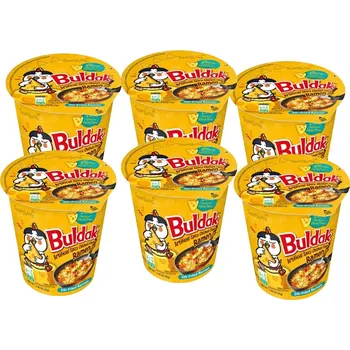 Samyang Buldak ramen Buldak Cheese Ramen Samyang 70g - Balení 6ks kelímků