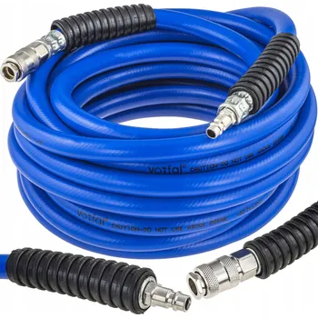 Příslušenství ke kompresoru Pryžová pneumatická hadice ke kompresoru tlaková flexibilní 12x19mm 10m