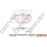 Sada brzdových destiček, kotoučová brzda Dr!ve+ DP1010.10.0913